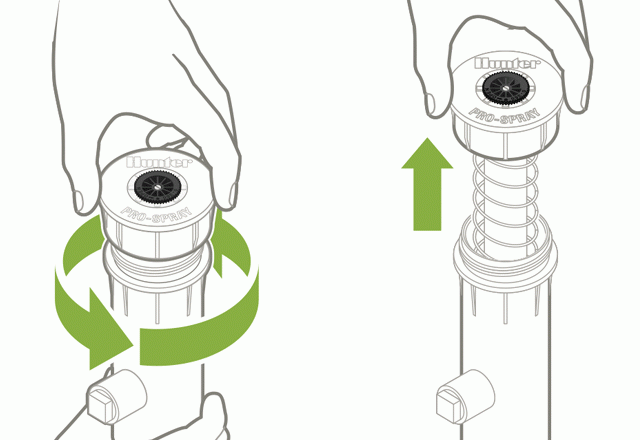 Korak 1: Odvrtanje i izvlačenje Pro-Spray prskalice