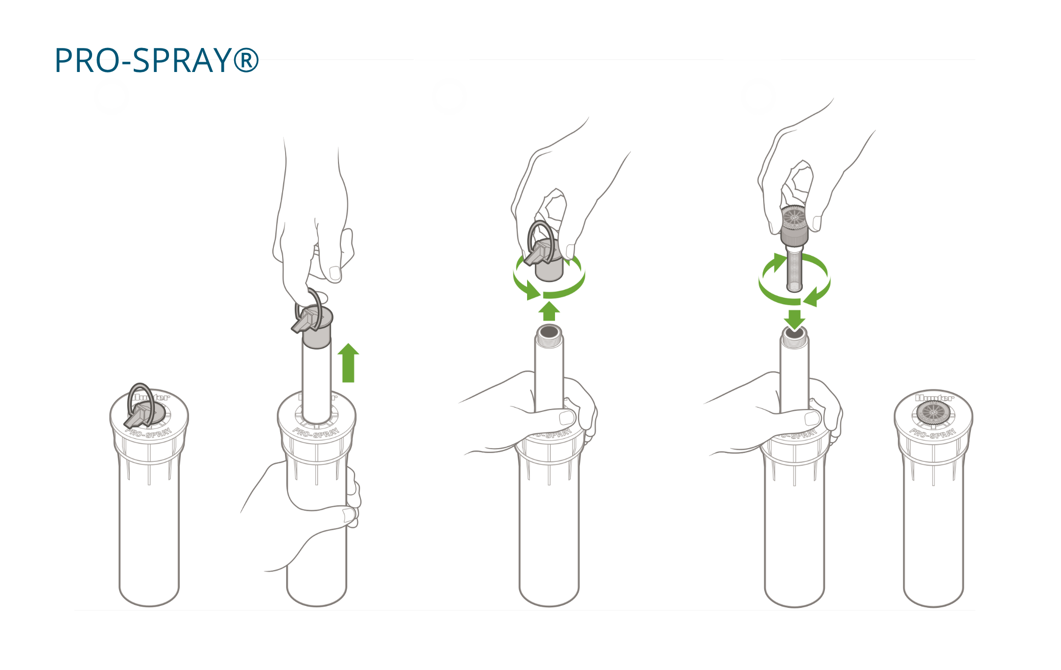 Instalacija dizne u Pro-Spray telo